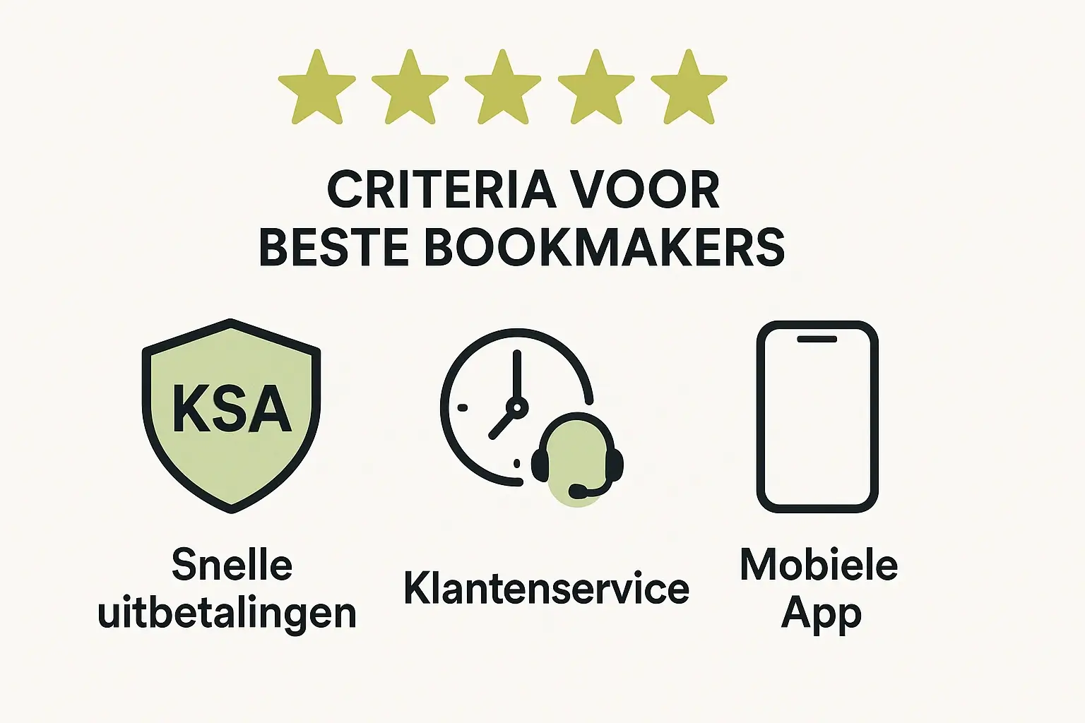Bookmaker selectie criteria checklist met vergunning, odds kwaliteit en gebruikservaring