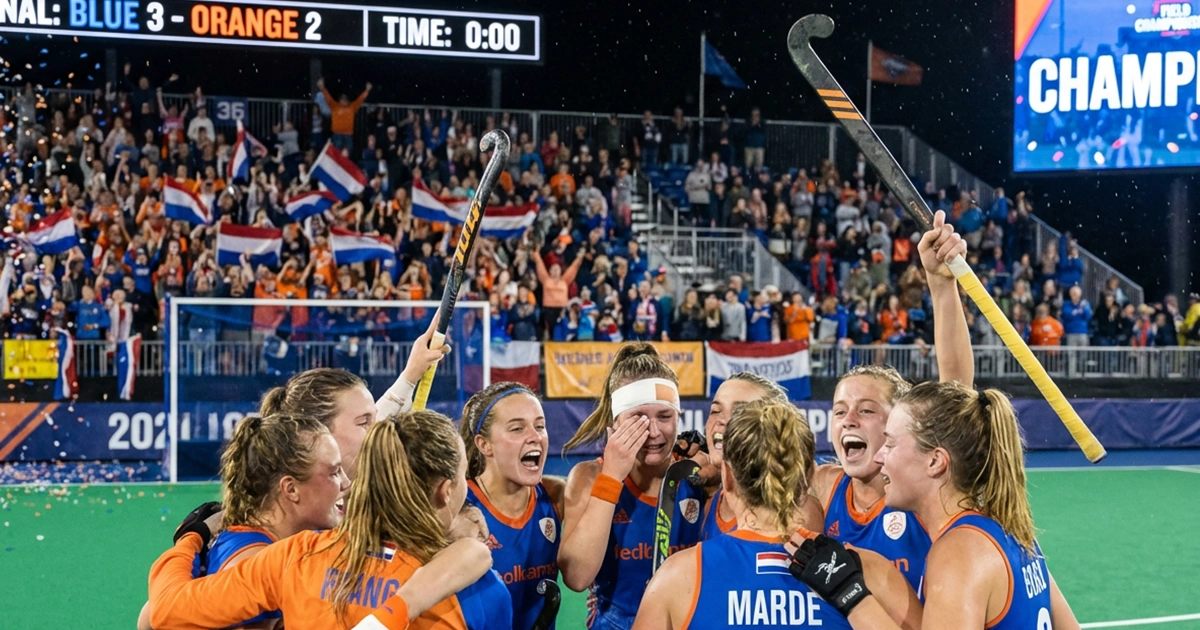 Spectaculaire comeback in hockeyfinale