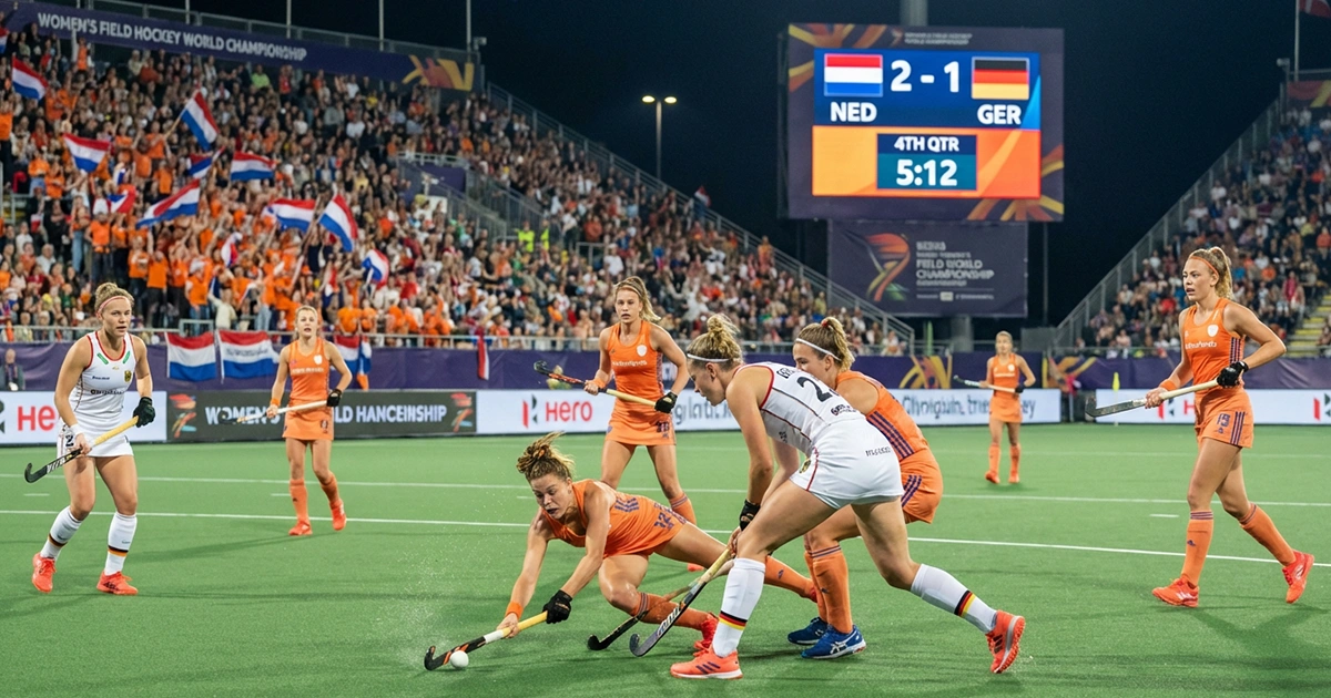 Topteams in actie tijdens WK veldhockey